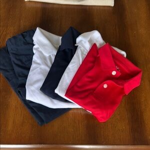 Cat & Jack School uniform bundle 4 polo shirts and 1 dress pant